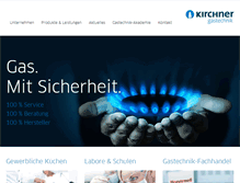 Tablet Screenshot of gastechnik-kirchner.de
